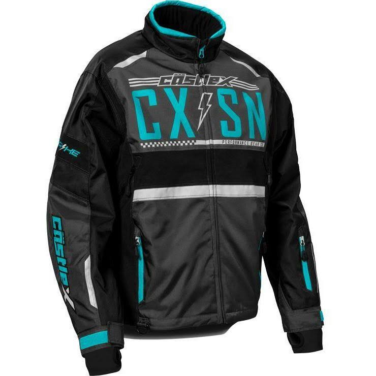 Castle x Strike G3 Snowmobile Jacket Turquoise-Red-Black Large QPT9_S7NPI55