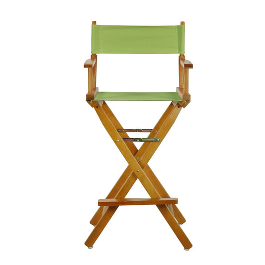 Casual Home 30x22 Director&s Chair Honey Oak Frame, Lime Green Canvas SIY7_X4FCJ11